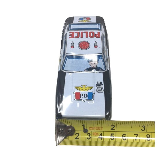 Vintage Japanese Tin Police Car Toy - Great Shape and Retro Style - Picture 8 of 8